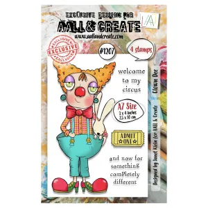 Aall and Create Stamp Set A7 Clown Dee (AALL-TP-1207)