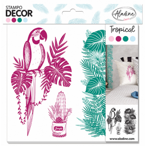 Aladine Decor Foam Stamps Tropical (05281)