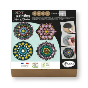 Aladine Dot Painting Set 8 Shapes 10cm (85496)