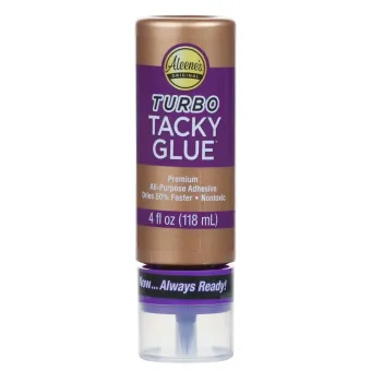 Aleene's Turbo Tacky Glue No-Cut Tip 4 fl oz (33145)