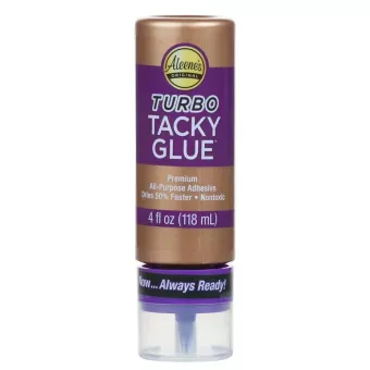 Aleene's Turbo Tacky Glue No-Cut Tip 4 fl oz (33145)