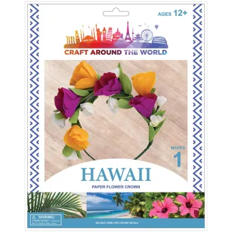 American Crafts Craft Around the World Hawaii Paper Flower Crown (1pcs) (34020779)