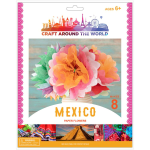 American Crafts Craft Around the World Mexico Paper Flowers (8pcs) (34019477)