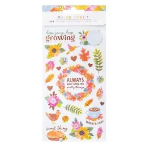 American Crafts Paige Evans Garden Shoppe Sticker Book (8 Sheets) (34013789)