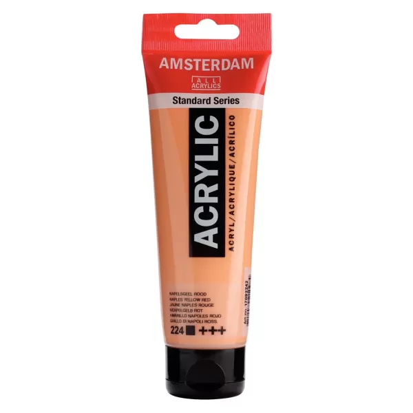 Amsterdam Standard Series acrylverf tube 120 ml Napelsgeel Rood 224 (17092242)