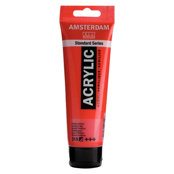 Amsterdam Standard Series acrylverf  tube 120 ml Pyrrole Red 315 (17093152)