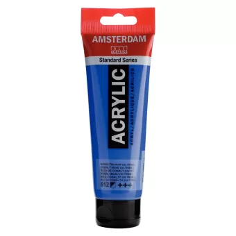 Amsterdam Standard Series acrylverf tube 120 ml Kobaltblauw 512  (Ultramarijn) (17095122)