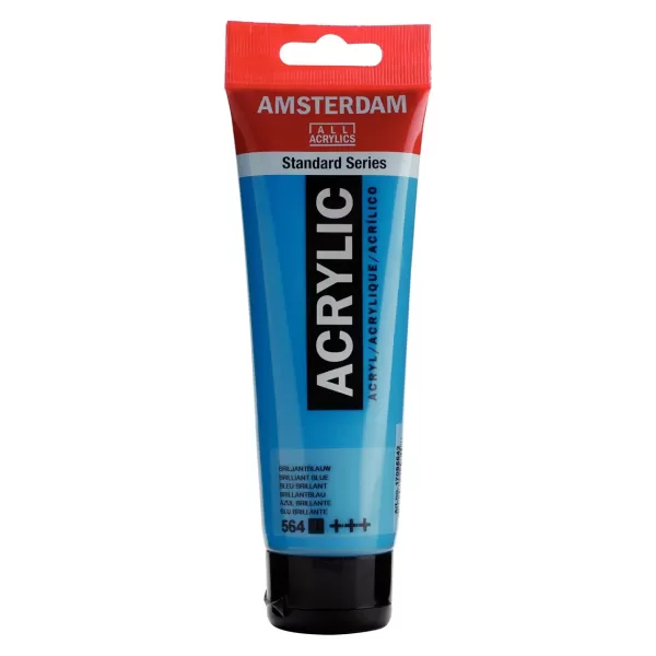 Amsterdam Standard Series acrylverf tube 120 ml Briljantblauw 564 (17095642)