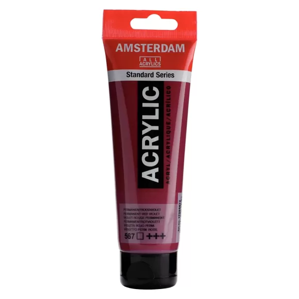 Amsterdam Standard Series acrylverf  tube 120 ml Permanentroodviolet 567 (17095672)