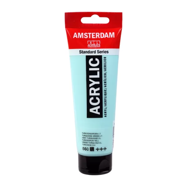 Amsterdam Standard Series acrylverf tube 120 ml Turkooisgroen Licht 660 (17096602)