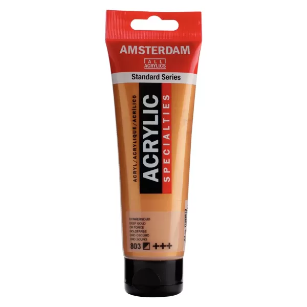 Amsterdam Standard Series acrylverf tube 120 ml Donkergoud 803 (17098032)