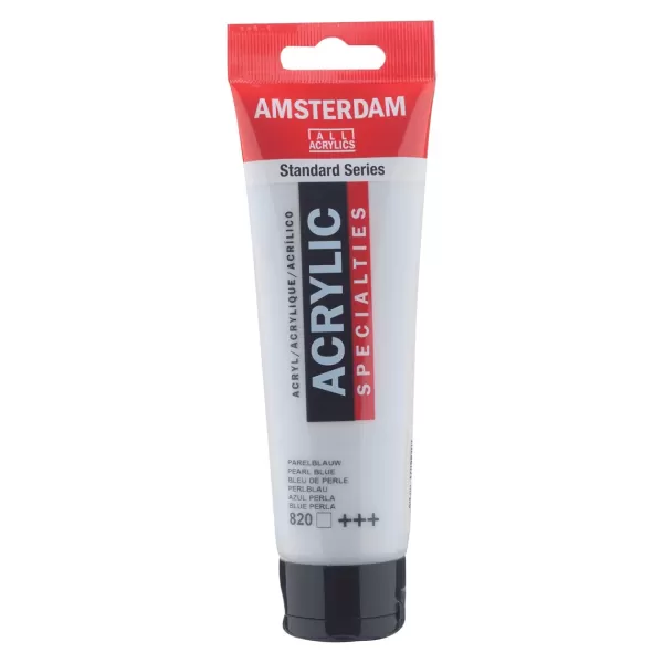 Amsterdam Standard Series acrylverf  tube 120 ml Parelblauw 820 (17098202)