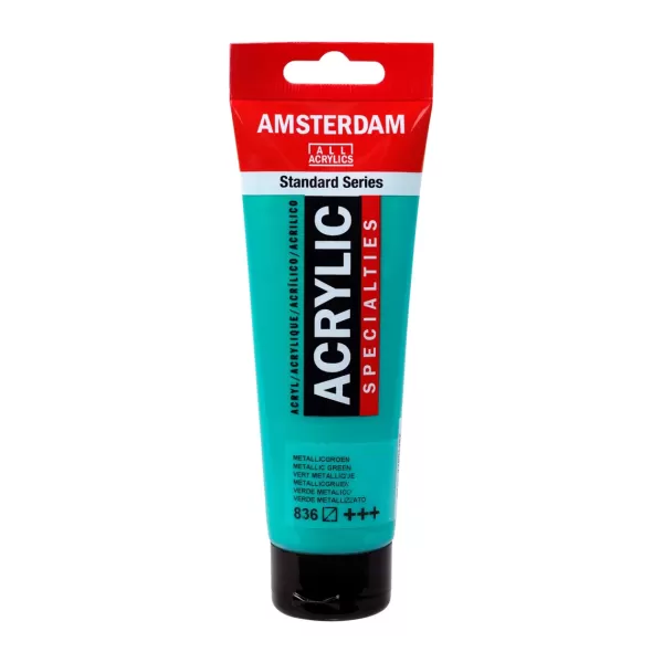 Amsterdam Standard Series acrylverf tube 120 ml Metallic Groen 836 (17098362)