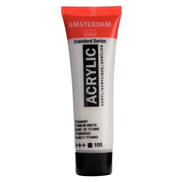Amsterdam Standard Series Acrylverf tube 20 ml Titaanwit 105 (17041050)