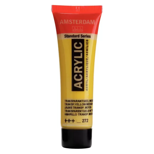 Amsterdam Standard Series Acrylverf tube 20 ml Transparantgeel Middel 272 (17042720)