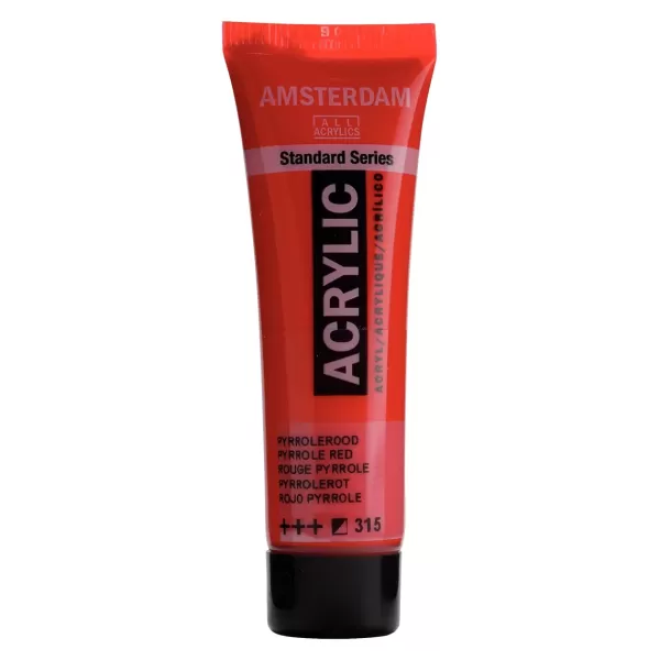 Amsterdam Standard Series Acrylverf tube 20 ml Pyrrolerood 315 (17043150) Amsterdam Standard Series Acrylverf tube 20 ml Pyrrolerood 315 (17043150)