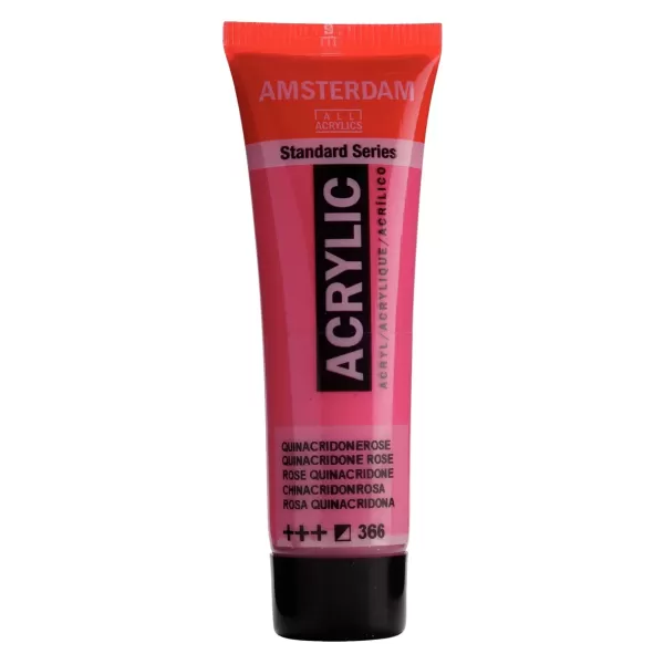 Amsterdam Standard Series Acrylverf tube 20 ml Quinacridoneroze 366 (17043660) Amsterdam Standard Series Acrylverf tube 20 ml Quinacridoneroze 366 (17043660)