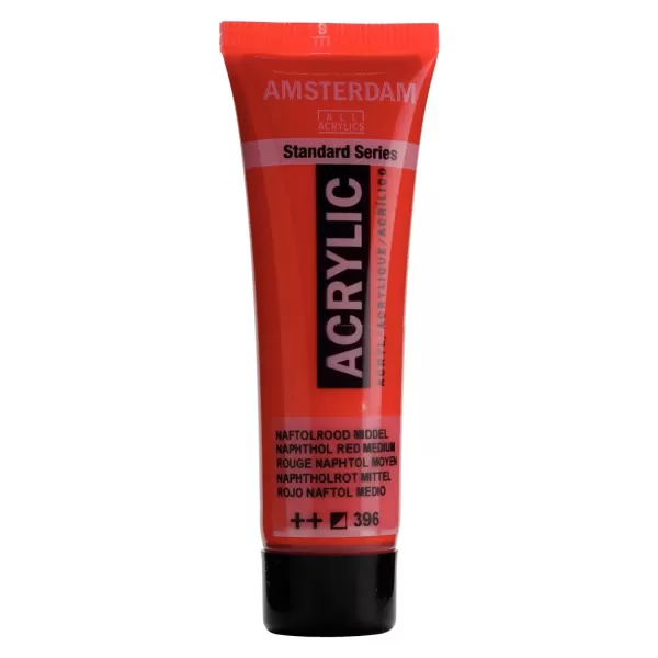 Amsterdam Standard Series acrylverf tube 20 ml Naftolrood Middel 396 (17043960)