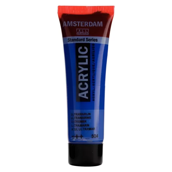 Amsterdam Standard Series Acrylverf tube 20 ml Ultramarijn 504 (17045040) Amsterdam Standard Series Acrylverf tube 20 ml Ultramarijn 504 (17045040)