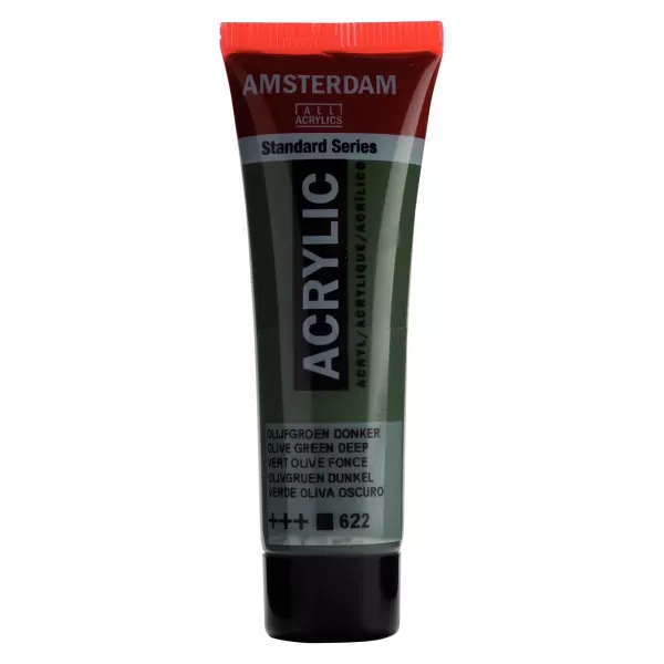 Amsterdam Standard Series acrylverf tube 20 ml Olijfgroen Donker 622 (17046220)