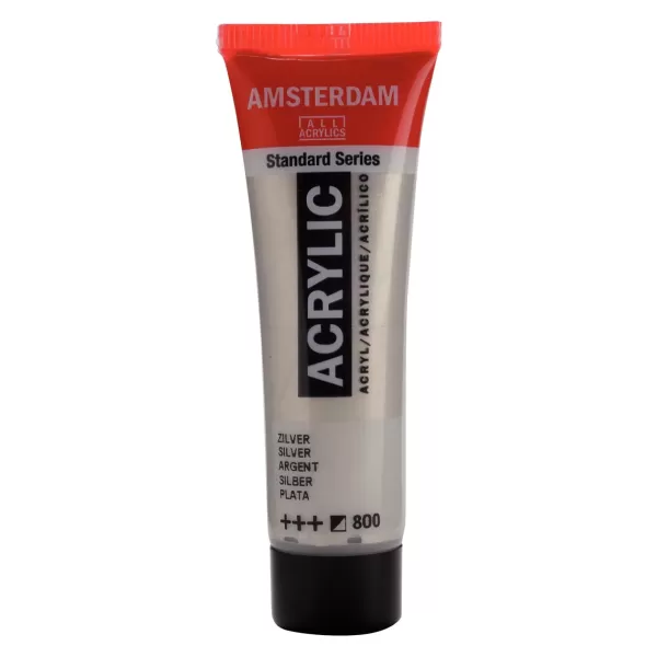 Amsterdam Standard Series Acrylverf tube 20 ml Zilver 800 (17048000)