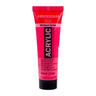Amsterdam Standard Series acrylverf tube 20 ml Metallic Rood 832 17048320