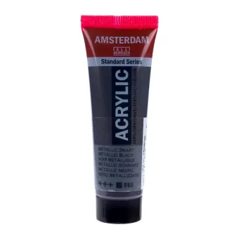 Amsterdam Standard Series acrylverf tube 20 ml Metallic Zwart 850 (17048500)