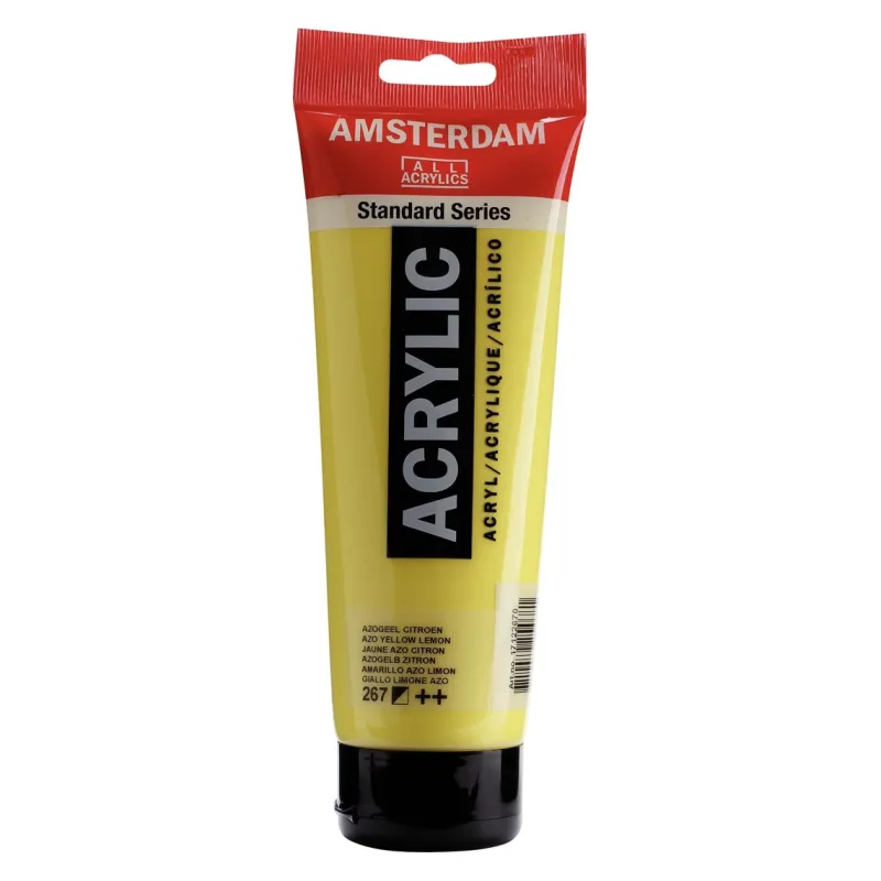 Amsterdam Acrylverf tube 250 ml Azogeel Citroen 267 - Halfdekkend ++ (17122670)