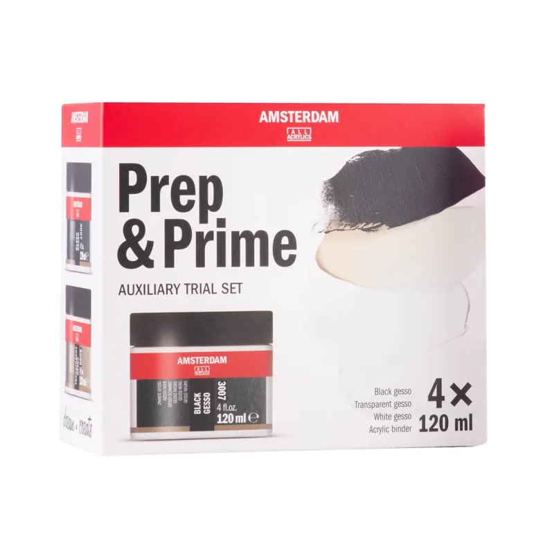 Amsterdam medium prep en prime set | 4 x 120 ml  (24820000)