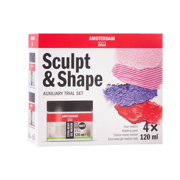 Amsterdam Amsterdam medium sculpt en shape set  4 x 120 ml  (24820001)