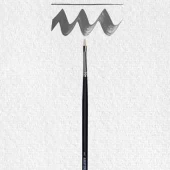 Amsterdam Penseel serie 600 #2 - 2 mm - synthetisch plat (90960002)