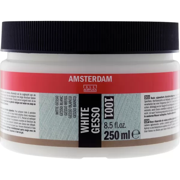 Amsterdam • Gesso Wit pot 250 ml (24173001)