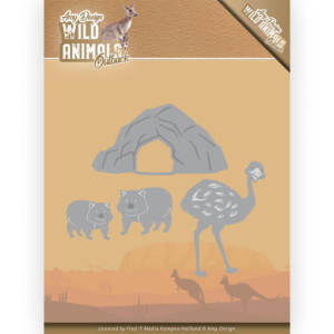 Amy Design - Wild Animals Outback - Emu and Wombat (ADD10207)