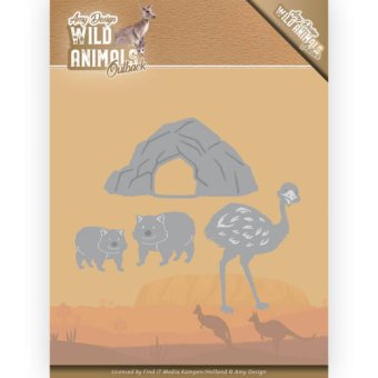 Amy Design - Wild Animals Outback - Emu and Wombat (ADD10207)