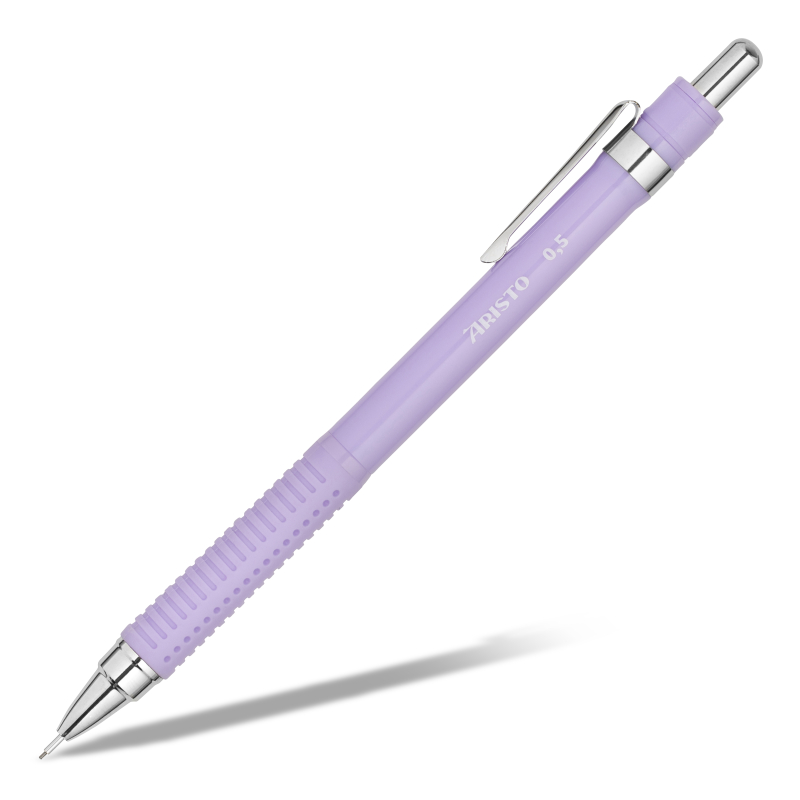 Aristo Vulpotlood Lavender 0,5 rubbergrip, metalen clip (AR-85717)