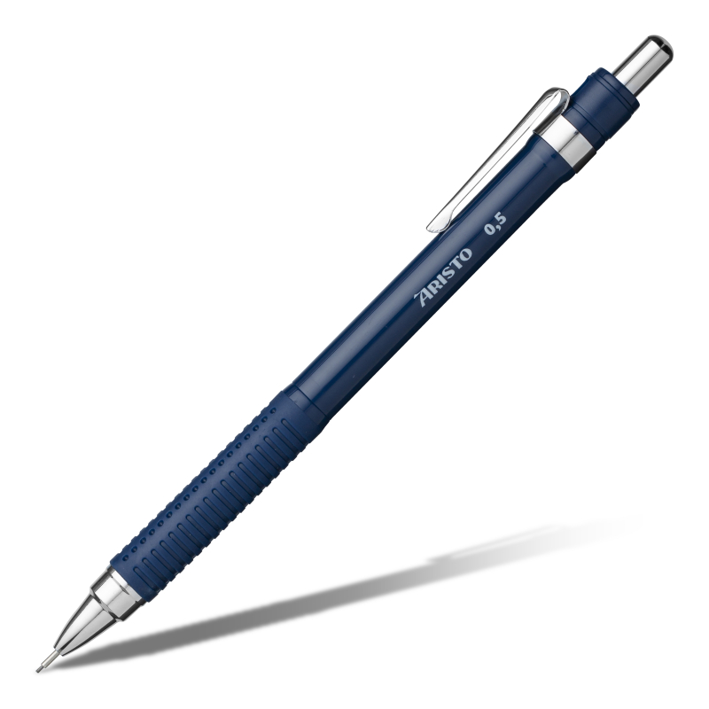 Aristo Vulpotlood Deep blue 0,5 rubberengrip, metalen clip (AR-85718)