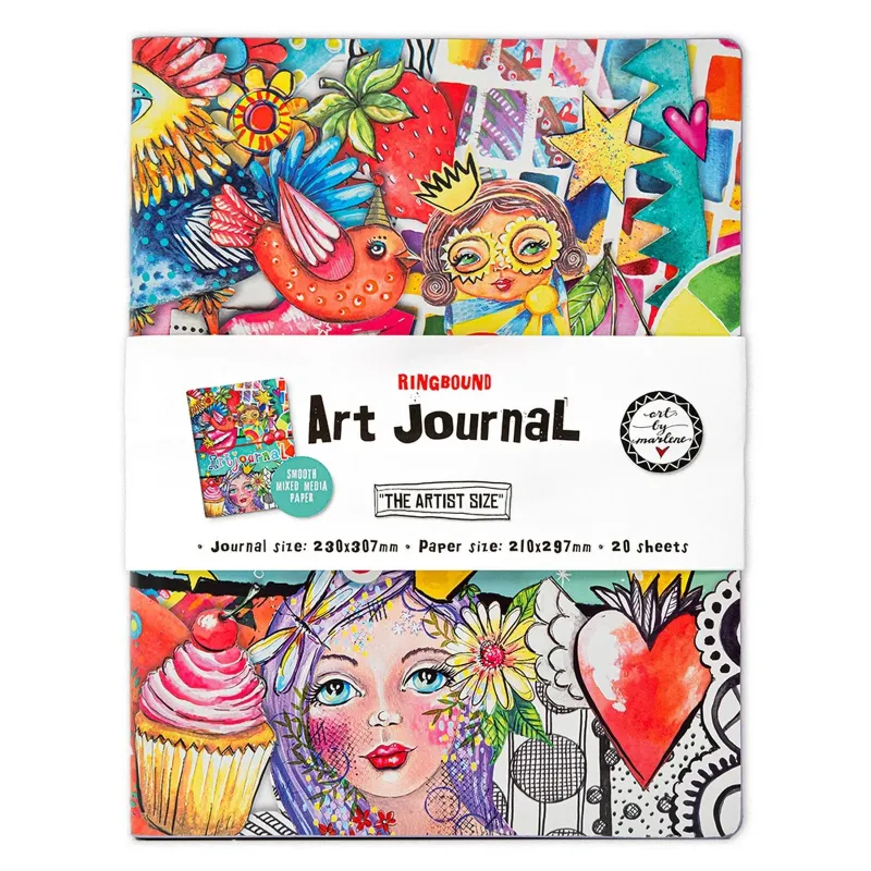 Art By Marlene Art Journal Artist size, 20 sheets (ABM-25-JOUR17)