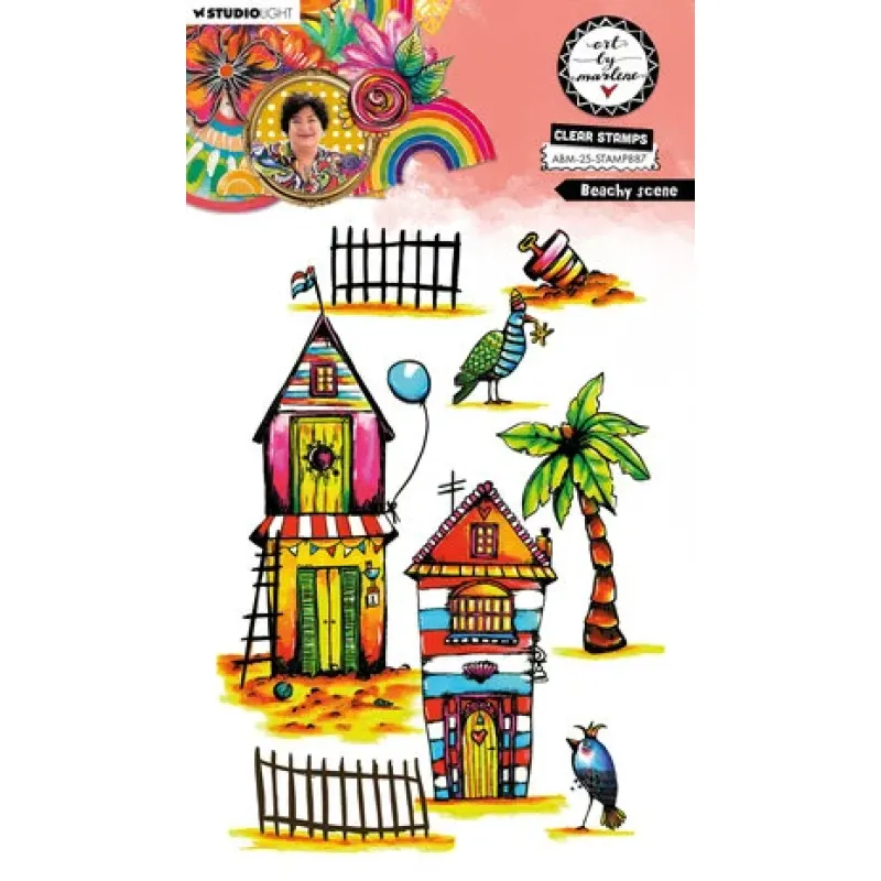 Art By Marlene Beachy Scene Clear Stamp (ABM-25-STAMP887)