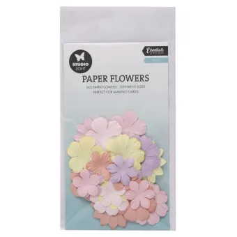 Studio Light Pastel Essentials Paper Flowers (25pcs) (SL-CO-FLOW16)