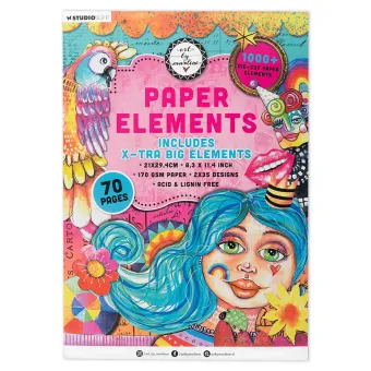 Art By Marlene Paper Elements Die-cut Paper Pad (ABM-25-DCPP275) 