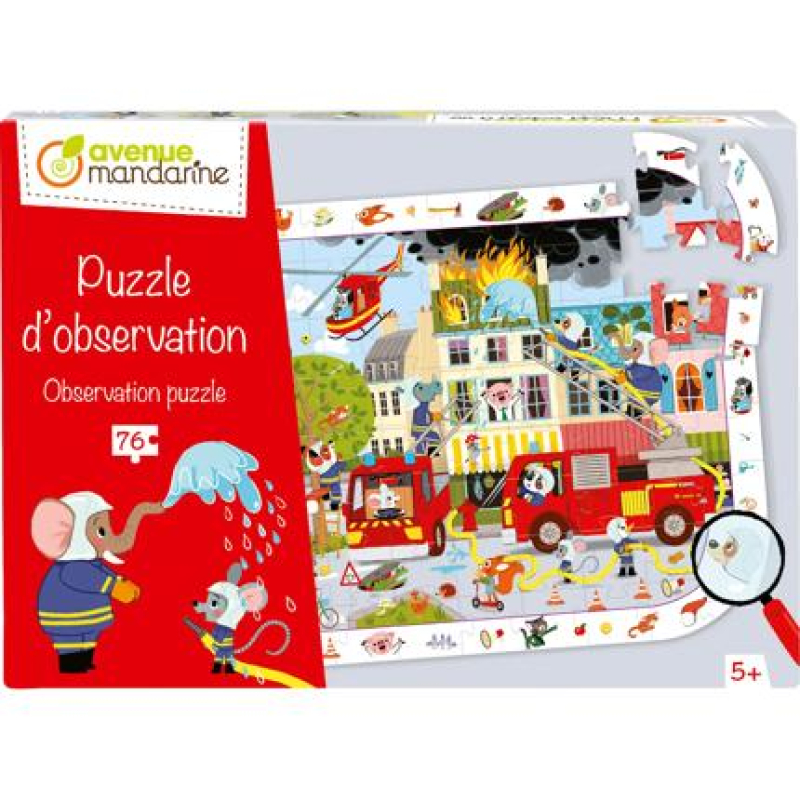 Avenue mandarine Observatie Puzzle Brandweer (PU022C)