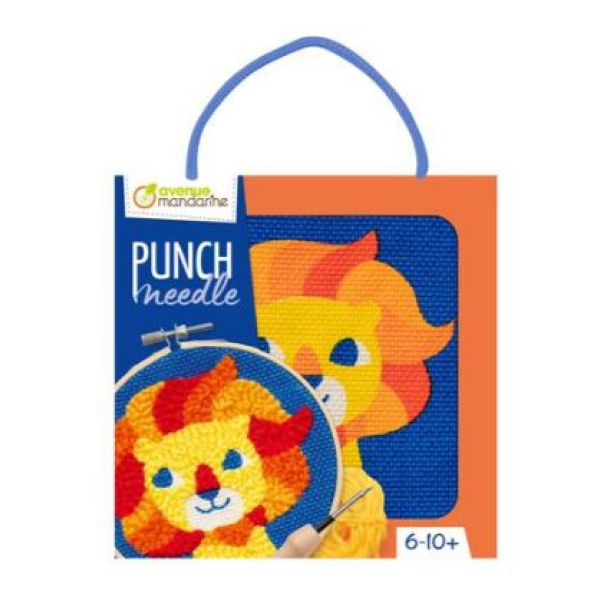 Avenue Mandarine Punch Needle, Lion - Multicolor (KC163C)