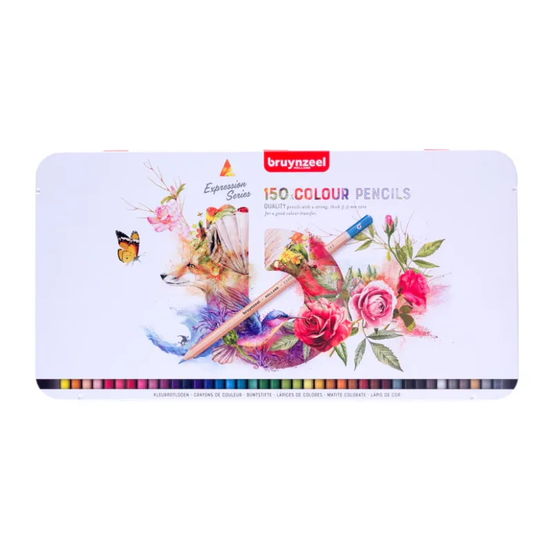 Bruynzeel Expression kleurpotloden blik 150 kleuren (60312150)