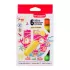 Bruynzeel Plakkaatverf sticks set Neon 6 kleuren (60159106)