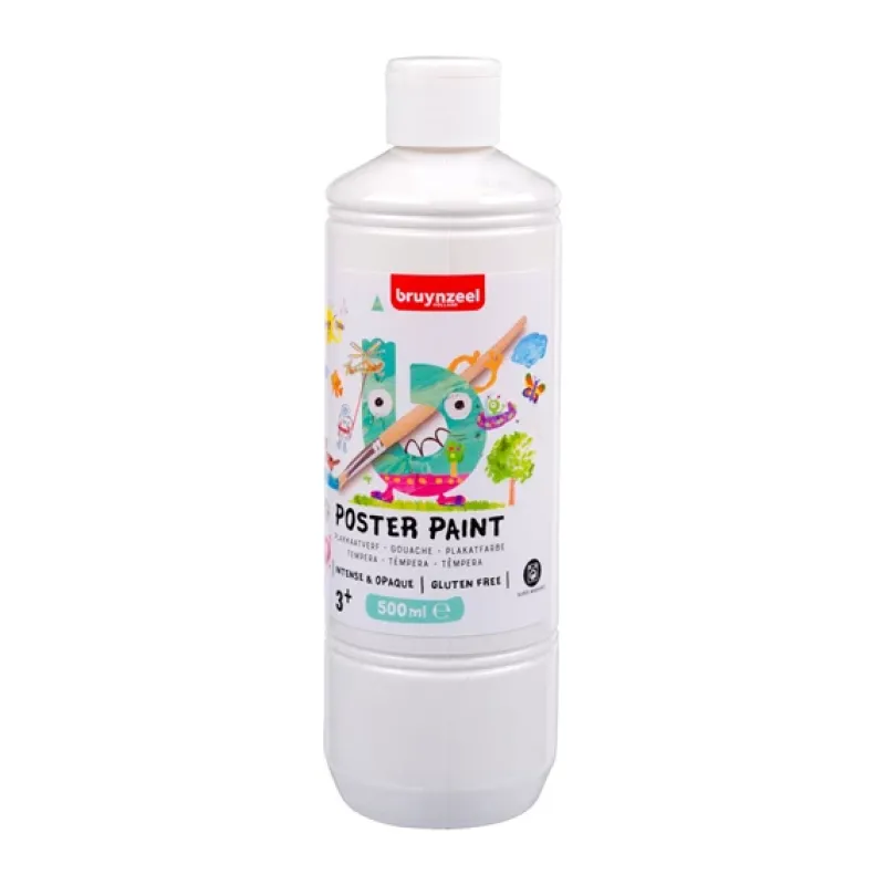 Bruynzeel Poster Paint 500ml Wit (60554100)