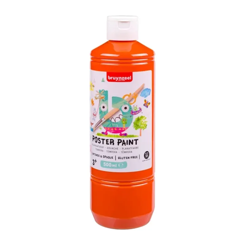 Bruynzeel Poster Paint 500ml Oranje (60554235)
