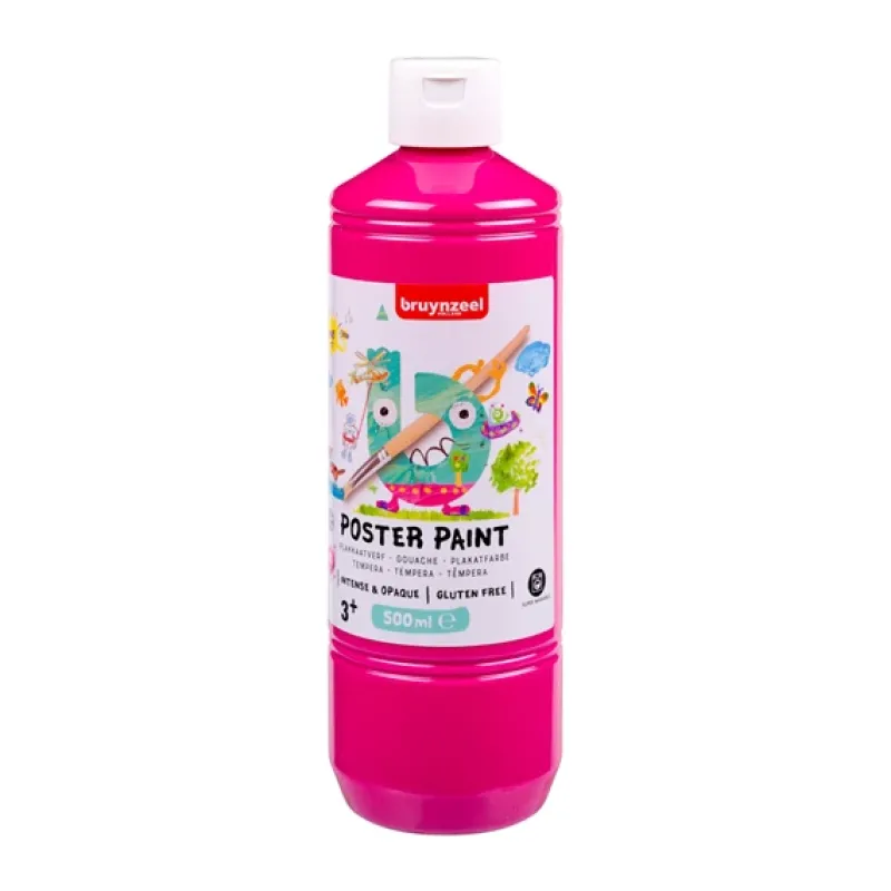 Bruynzeel Poster Paint 500ml Roze (60554357)