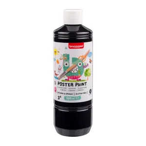 Bruynzeel Poster Paint 500ml Zwart (60554700)