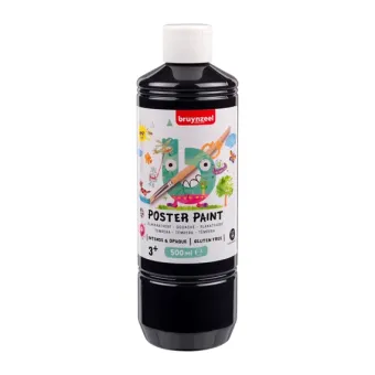Bruynzeel Poster Paint 500ml Zwart (60554700)