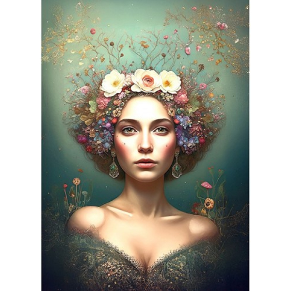 Cadence Nature Crown Rijstpapier 60x85 cm (07 077 0001 60x85)